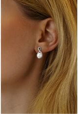 Silvego Eredeti ezüst fülbevalók valódi fehér gyönggyel JST16959E