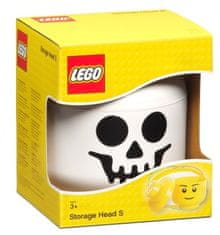 LEGO Fej formájú tároló (S méret) - csontváz