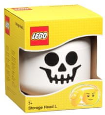 LEGO Tárolófej (L méret) - csontváz