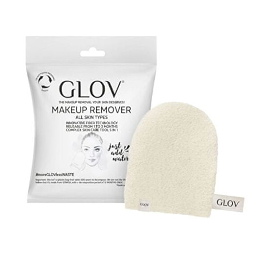 GLOV Sminklemosó kesztyű Ivory On The Go Eco(Makeup Remover) 1 db