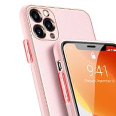 Dux Ducis Yolo bőr tok iPhone 12 Pro Max, rózsaszín