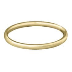 Troli Aranyozott minimalista acél gyűrű Gold (Kerület 52 mm)