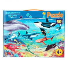 Puzzle Underwater World 50db, 50db, Méret 58x40 cm, Kor 4+