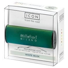 Millefiori Milano Autós illat , Ikon, klasszikus / fehér pézsma, zöld
