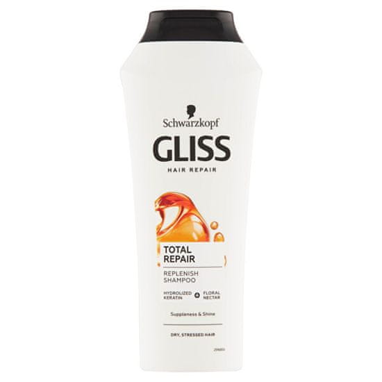 Gliss Kur Regeneráló sampon száraz hajra Total Repair Shampoo 250 ml
