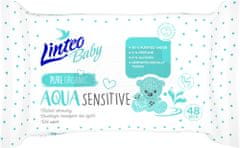 LINTEO Nedves törlőkendő Baby AQUA Sensitive, 20x48 db