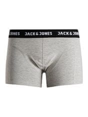 Jack&Jones 3 PACK - férfi boxeralsó JACANTHONY 12160750 Black - Blue nights - LGM (Méret S)