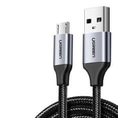 Ugreen kábel USB / Micro USB 2.4A 2m, szürke