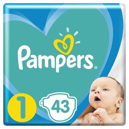 Pampers New Baby 1 (2-5 kg) Newborn 43 db