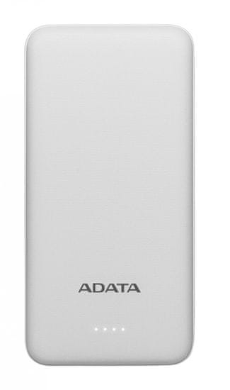 A-Data PowerBank AT10000 - külső akkumulátor mobil/tablet-hez 10000mAh, fehér