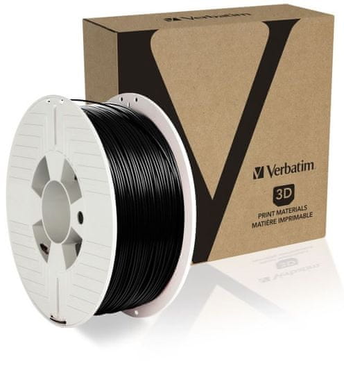 Verbatim nyomtatószál, ABS, 1,75 mm, 1 kg, fekete (55026)