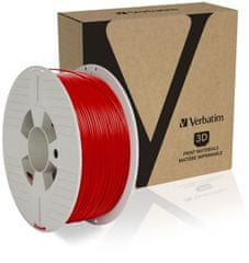 Verbatim nyomtatószál, ABS, 1,75 mm, 1 kg, piros (55030)
