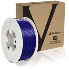 Verbatim nyomtatószál, PLA, 1,75 mm, 1 kg, kék (55322)