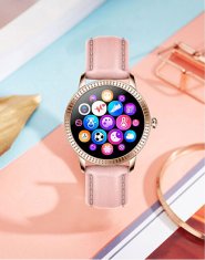 Deveroux Smartwatch CF18 Pro - rózsaszín