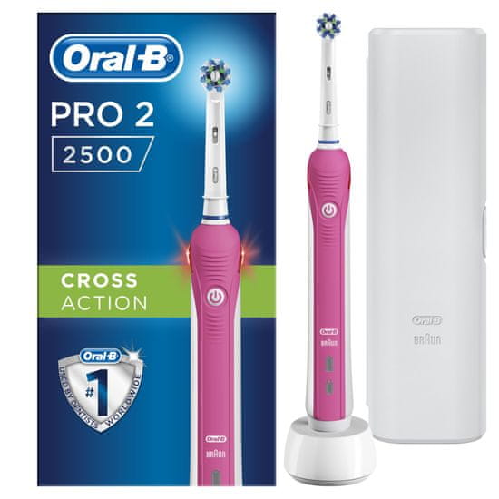 Oral-B PRO 2500 Pink Elektromos fogkefe