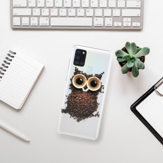 iSaprio Owl And Coffee műanyag tok Samsung Galaxy A21s