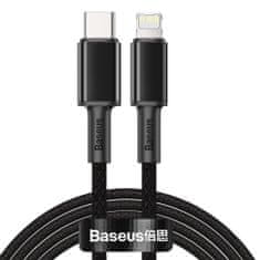 BASEUS Data kábel USB-C / Lightning PD 20W 2m, fekete