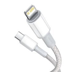 BASEUS Data kábel USB-C / Lightning PD 20W 2m, fehér
