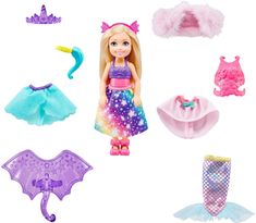 Mattel Barbie Chelsea ruhákkal Játékkészlet
