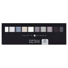 Gabriella Salvete 10 szemhéjfestéket tartalmazó paletta (Eyeshadow Palette) 12 g (Árnyék 02 Nude)