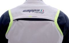 Cappa Racing MELBOURNE férfi szürke/fluo/fekete textil motoros dzseki 3XL