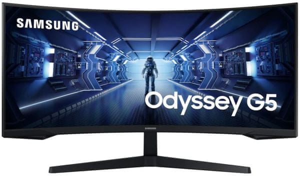  monitor Samsung Odyssey G5 (LC34G55TWWUXEN) szélesvásznú kettős 34 hüvelykes 21: 9 hdmi vga dp
