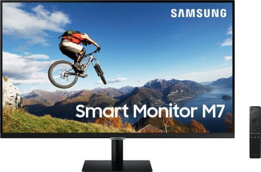 Samsung M7 (LS32AM700UUXEN) Kiváló kép, TV VA 60 Hz