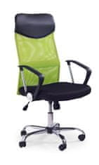 Halmar Irodai szék karfákkal Vírusok - zöld/fekete
