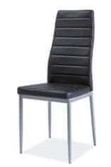 Signal Étkező szék H-261 BIS ALU - fekete / alumínium