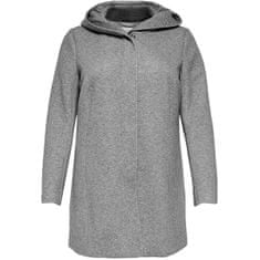 Only Carmakoma Női kabát CARSEDON 15191768 Light grey Melange (Méret XL/XXL)