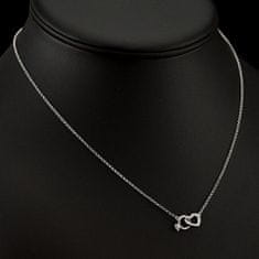 Silvego Ezüst szív nyaklánc gyűrűvel összekötve MWN01149