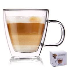 KINGHoff 180ml-es termo kávésüveg dupla falú kávéfőzővel