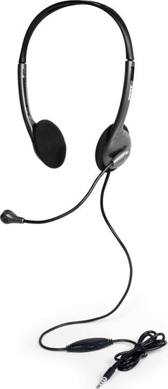 Port Designs Connect Stereo headset mikrofonnal, fekete