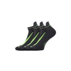 Voxx 3PACK sötét szürke zokni (Rex 10) - méret S