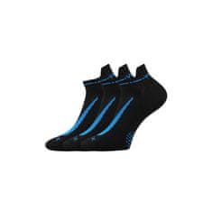 Voxx 3PACK fekete zokni (Rex 10) - méret S