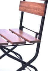 Rojaplast WEEKEND öszehajtható szék, barna
