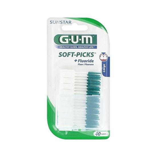 GUM Gumi fogköztisztító kefe SoftPicks Large 40 db