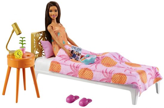 Mattel Barbie szoba és baba - Hálószoba
