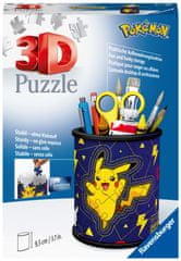 Ravensburger 3D Puzzle 112579 Pokémon ceruzatartó, 54 darabos