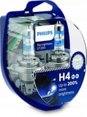 PHILIPS RacingVision H4 GT200 +200% 12342RGTS2 BOX 2 db