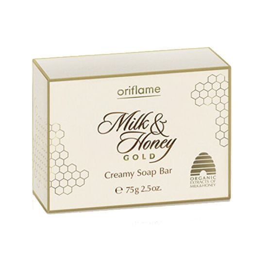 Oriflame Szappan Cream Milk & Honey Gold (krémes szappan Bar) 75g