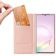 Dux Ducis Skin X bőr könyvtok Samsung Galaxy Note 20, rózsaszín