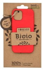 Forever Bioio hátlapi védőtok Apple iPhone 12 mini (5,4") készülékhez, GSM102594, piros