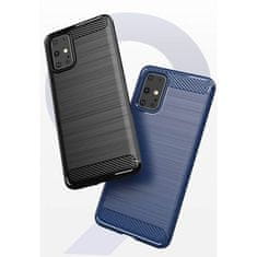 IZMAEL Carbon Bush TPU tok Samsung Galaxy M51 telefonhoz KP19355 fekete