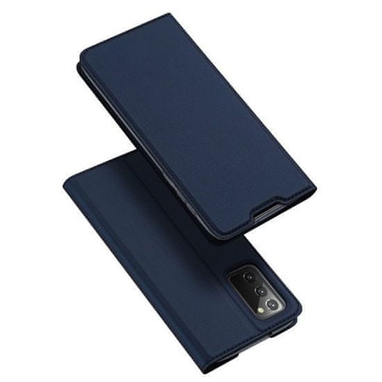 Dux Ducis Skin X bőr könyvtok Samsung Galaxy Note 20, kék