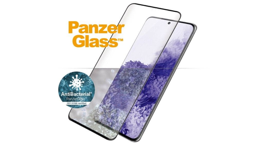 PanzerGlass Premium AntiBacterial a Samsung Galaxy S21 Ultra 7258 számára, fekete