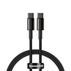 BASEUS Data kábel USB-C / USB-C PD QC 100W 5A 1m, fekete