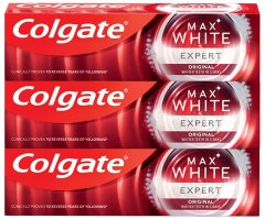 Colgate Max White Expert Original, 3 x 75 ml