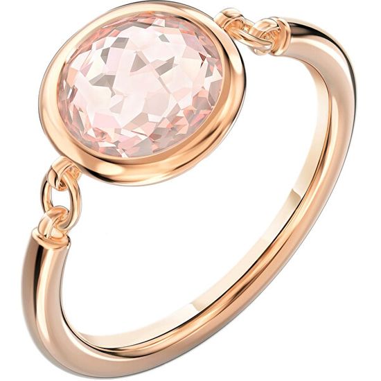 Swarovski Rózsaszín aranyozott gyűrű TAHLIA 5560948