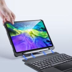 Dux Ducis Wireless Keyboard tok billentyűzettel iPad Air 2020 / 2022, fekete